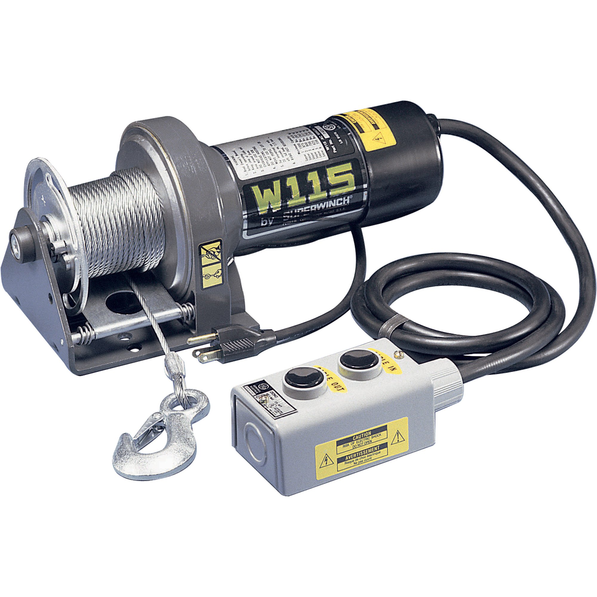 Superwinch 1000lb 115 Volt AC Powered Winch with Remote, Model# 1401